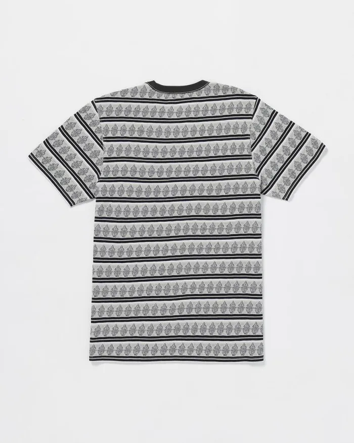 Bone Stamp Crew Short Sleeve Shirt 8211 Stone Mens Volcom Shirts and Flannels