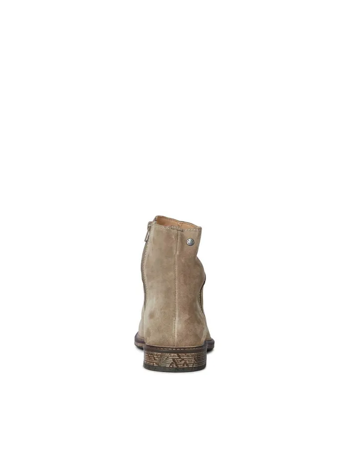 Boots JACK and JONES Mens SUEDE ZIP BOOTS Beige Greige Near Me