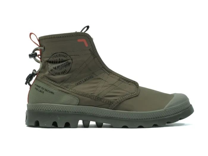 Boots Kids PALLADIUM PAMPA TRAVEL LITE RS Olive Night