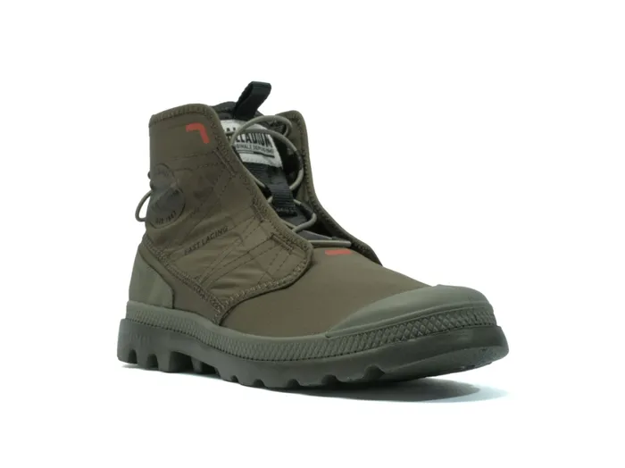 Boots Kids PALLADIUM PAMPA TRAVEL LITE RS Olive Night Boots Kids PALLADIUM PAMPA TRAVEL LITE RS Olive Night