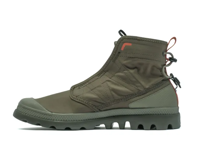 Boots Kids PALLADIUM PAMPA TRAVEL LITE RS Olive Night Boots Kids PALLADIUM PAMPA TRAVEL LITE RS Olive Night