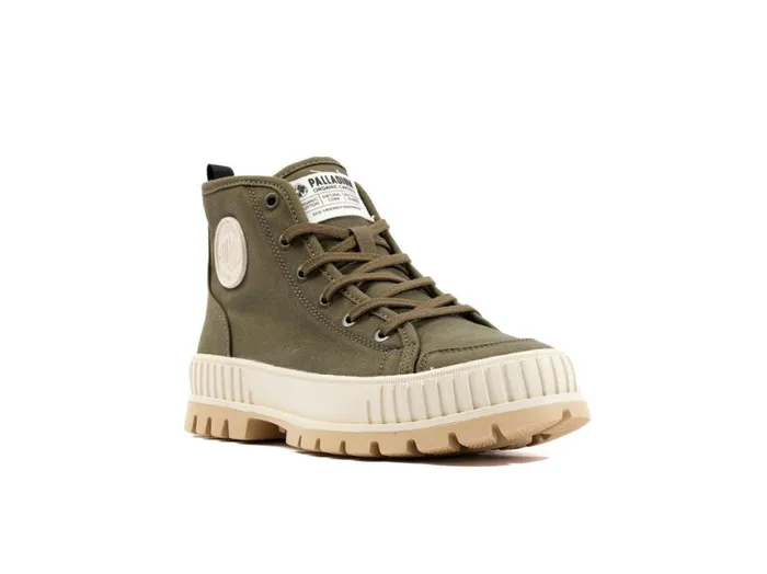 Boots Men PALLADIUM PALLASHOCK ORGANIC 2 Olive Night Boots Men PALLADIUM PALLASHOCK ORGANIC 2 Olive Night