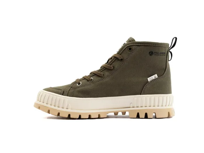 Boots Men PALLADIUM PALLASHOCK ORGANIC 2 Olive Night Boots Men PALLADIUM PALLASHOCK ORGANIC 2 Olive Night