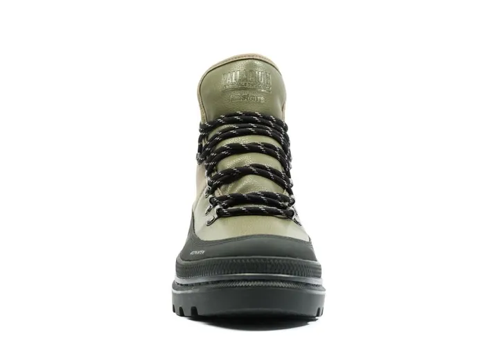 Boots Men PALLADIUM PALLATROOPER HIKER WP X FINISTERRE Olive Night