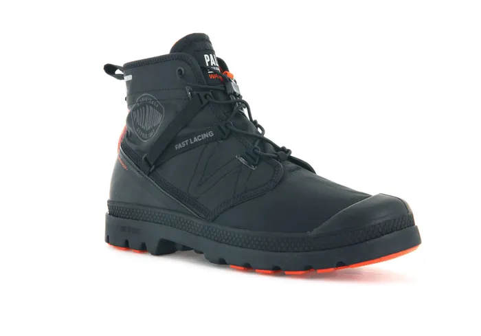 Boots Men PALLADIUM PAMPA TRAVEL LITE WATERPROOF Blackblack Boots Men PALLADIUM PAMPA TRAVEL LITE WATERPROOF Blackblack