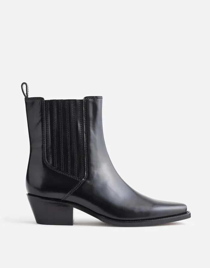 Boots Women Madewell The Ingrid Chelsea Boot True Black