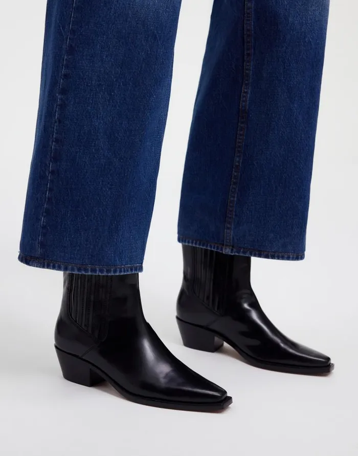Boots Women Madewell The Ingrid Chelsea Boot True Black