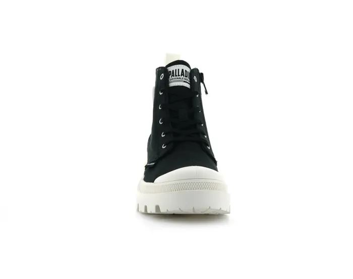 Boots Women PALLADIUM PALLABASE TWILL Black Boots Women PALLADIUM PALLABASE TWILL Black