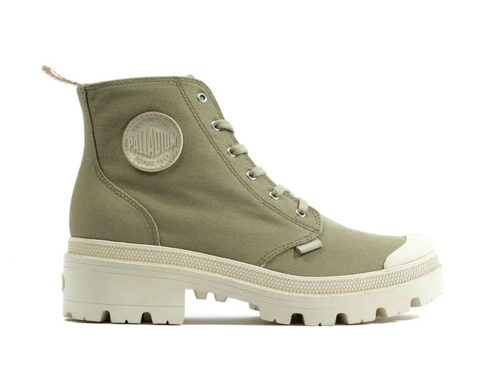 Boots Women PALLADIUM PALLABASE TWILL Dune