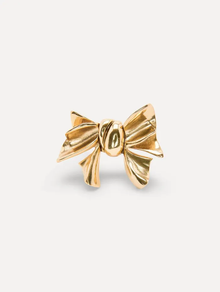 Bow Ring Gold Women Oscar De La Renta Rings