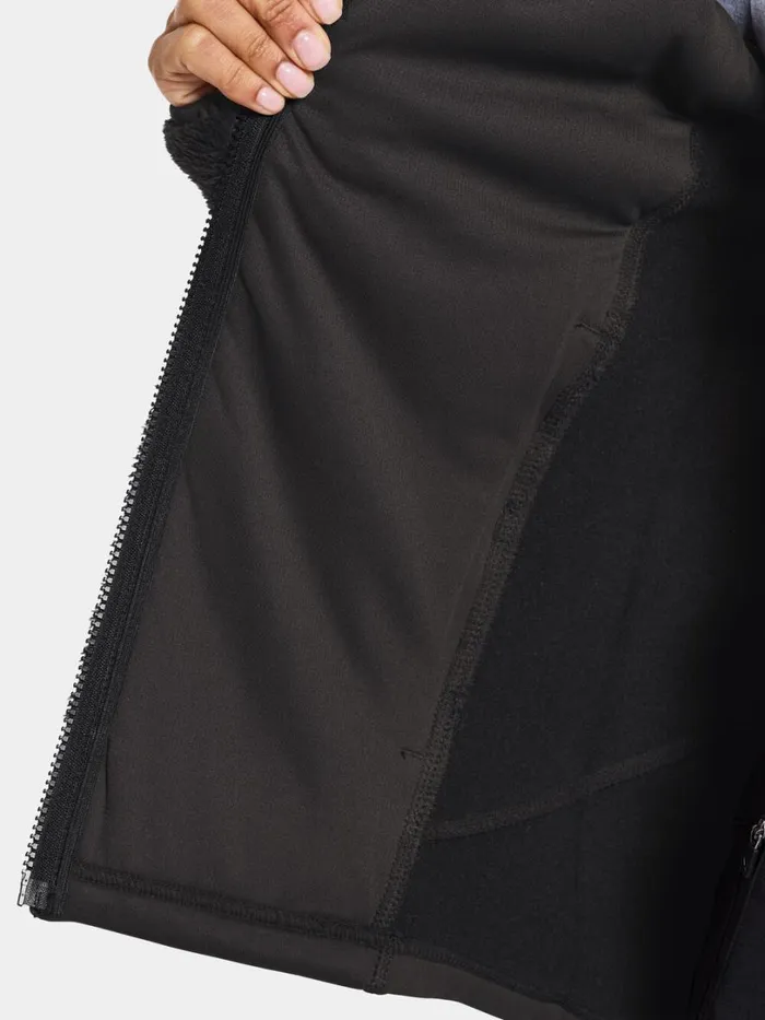 Brianna Jacket Black Women Didriksons Fleece and Midlayers