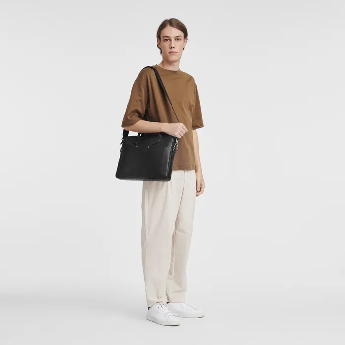 Briefcase Men Longchamp Longchamp sur Seine Briefcase Black Briefcase Men Longchamp Longchamp sur Seine Briefcase Black