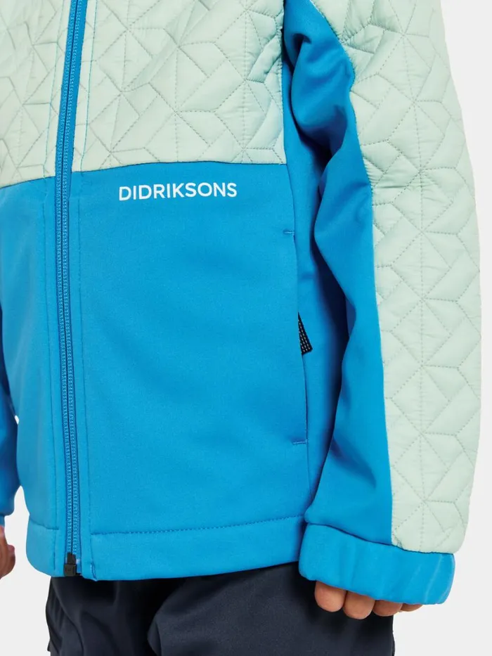 Briska Kids039 Jacket Blue Lagoon Kids Didriksons Spring Jackets