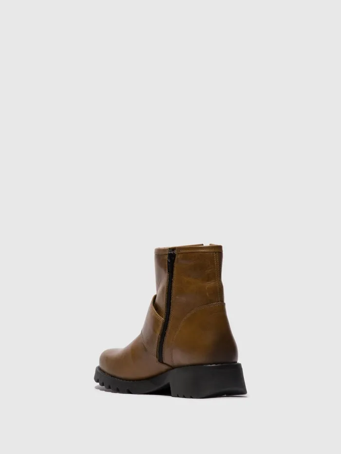 Buckle Ankle Boots RILY991FLY CAMEL Women Fly London Ankle Boots