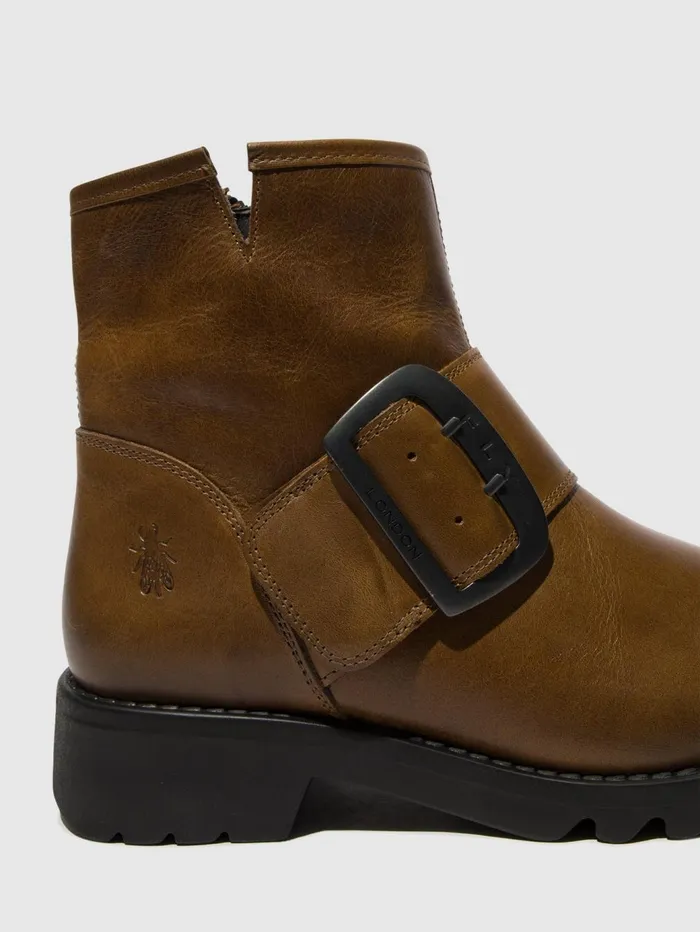 Buckle Ankle Boots RILY991FLY CAMEL Women Fly London Ankle Boots