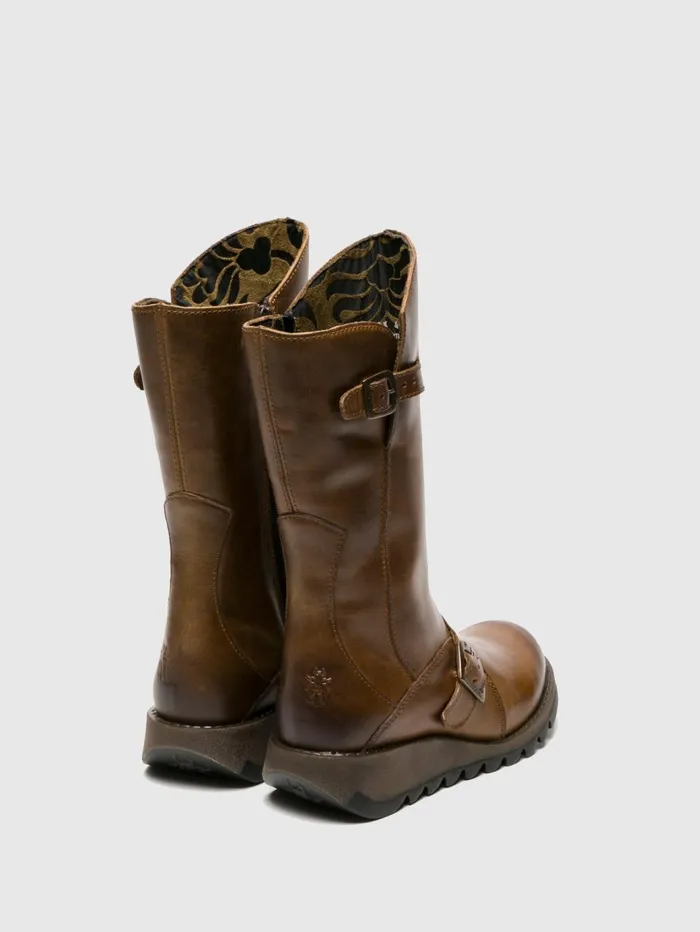 Buckle Boots MES 2 CAMEL Women Fly London Boots
