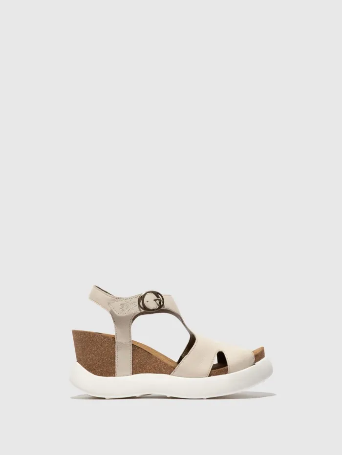 Buckle Sandals GOVA962FLY OFFWHITE Women Fly London Sandals