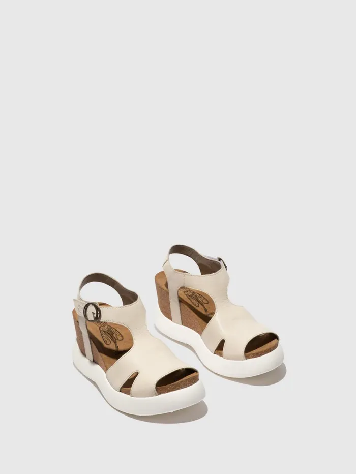 Buckle Sandals GOVA962FLY OFFWHITE Women Fly London Sandals
