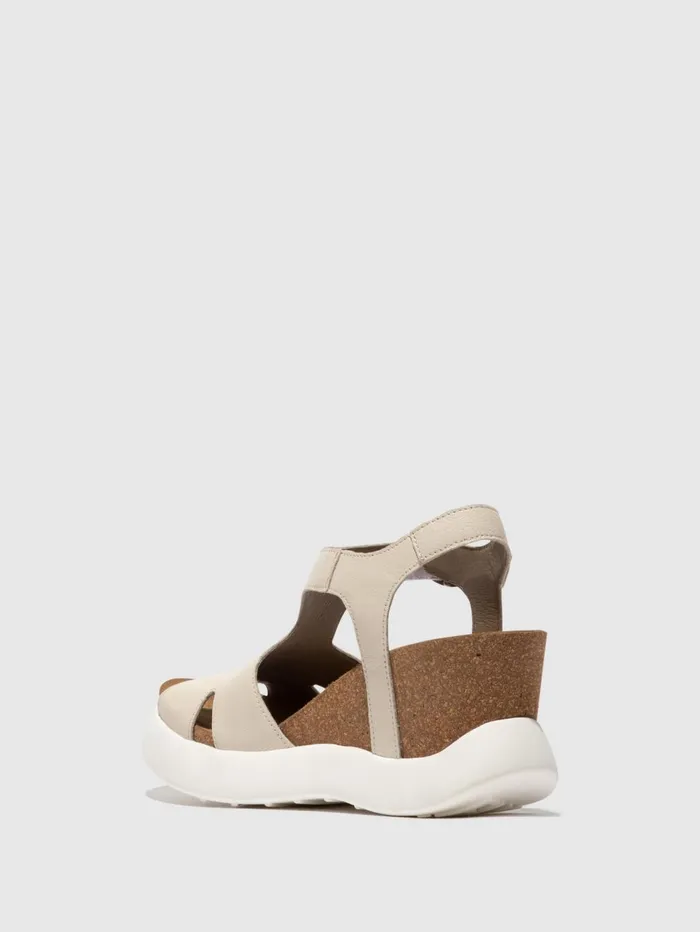 Buckle Sandals GOVA962FLY OFFWHITE Women Fly London Sandals