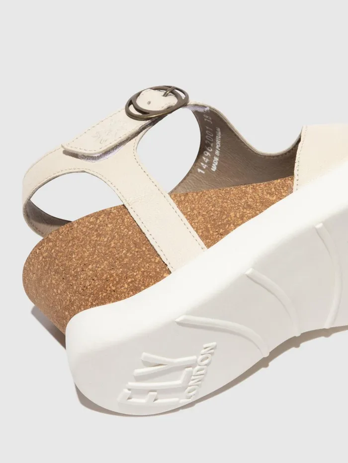 Buckle Sandals GOVA962FLY OFFWHITE Women Fly London Sandals