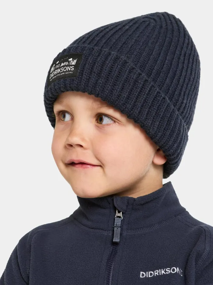 Bus Kids039 Beanie Navy Kids Didriksons Hats and Caps