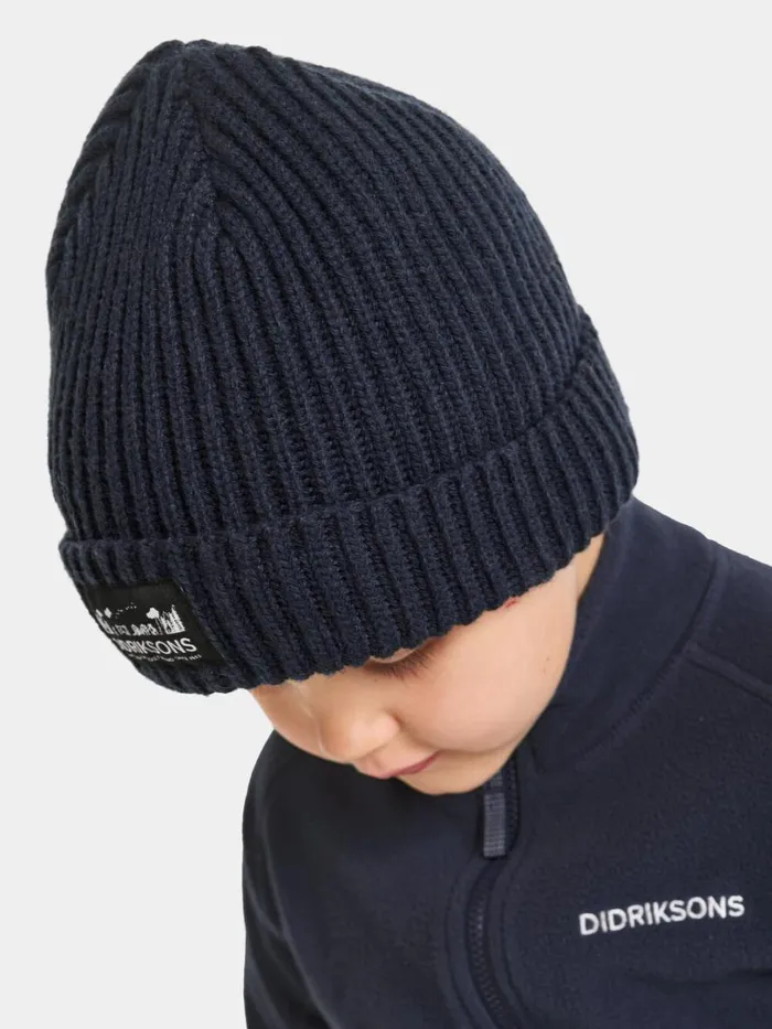 Bus Kids039 Beanie Navy Kids Didriksons Hats and Caps