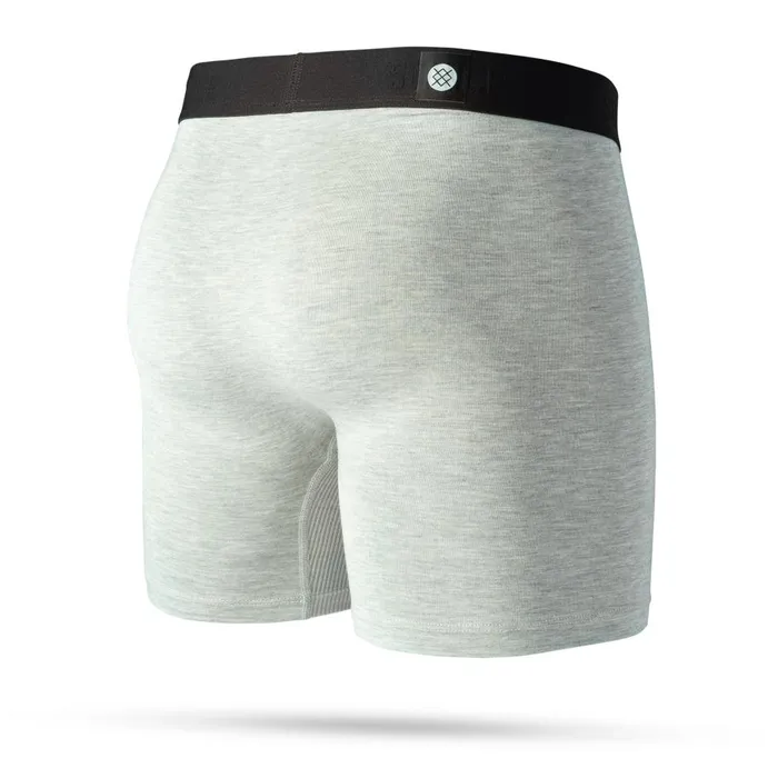 Butter Blend Boxer Brief With Wholester Staple 8211 Heathergrey Men Stance Boxers and Briefs