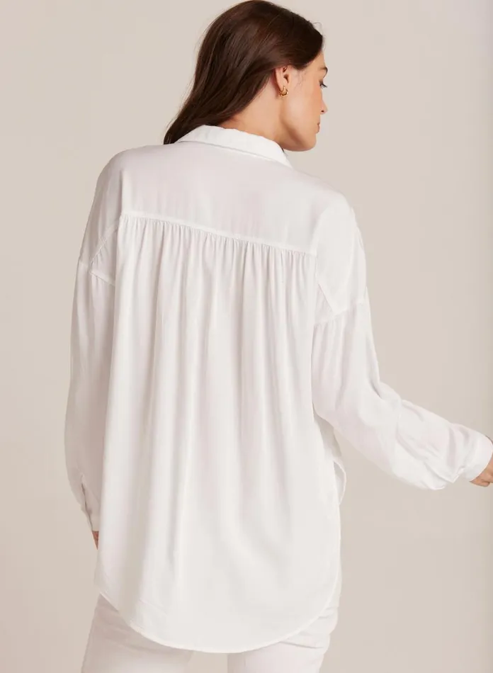 Button Down Women Bella Dahl Flowy Beach Shirt 8211 White Button Down Women Bella Dahl Flowy Beach Shirt 8211 White