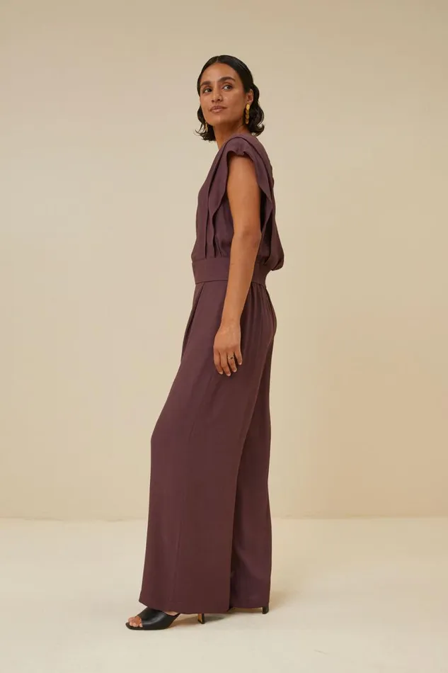 ByBar Blouses Vrouwelijk Cathy Viscose Blouse Huckleberry