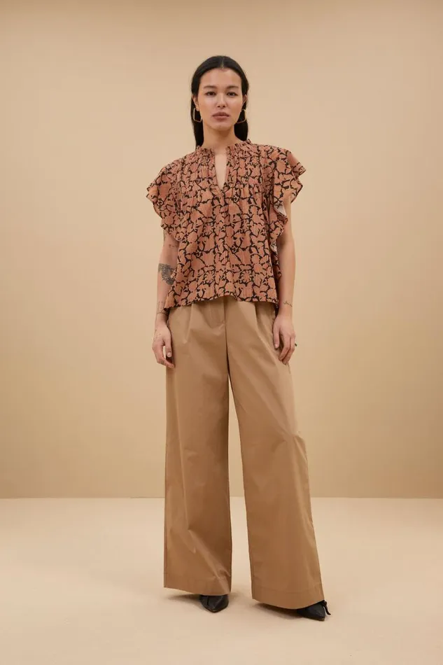 ByBar Blouses Vrouwelijk Danee Anika Blouse Anika Print
