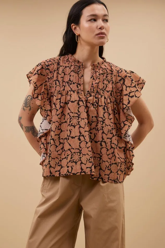ByBar Blouses Vrouwelijk Danee Anika Blouse Anika Print ByBar Blouses Vrouwelijk Danee Anika Blouse Anika Print