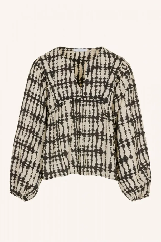 ByBar Blouses Vrouwelijk Nova Tie Dyed Blouse TieDye Print ByBar Blouses Vrouwelijk Nova Tie Dyed Blouse TieDye Print