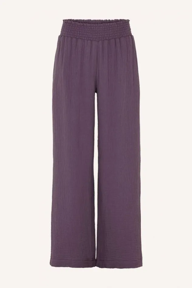 ByBar Broeken Vrouwelijk Loua Doppia Pant Dark Lavender