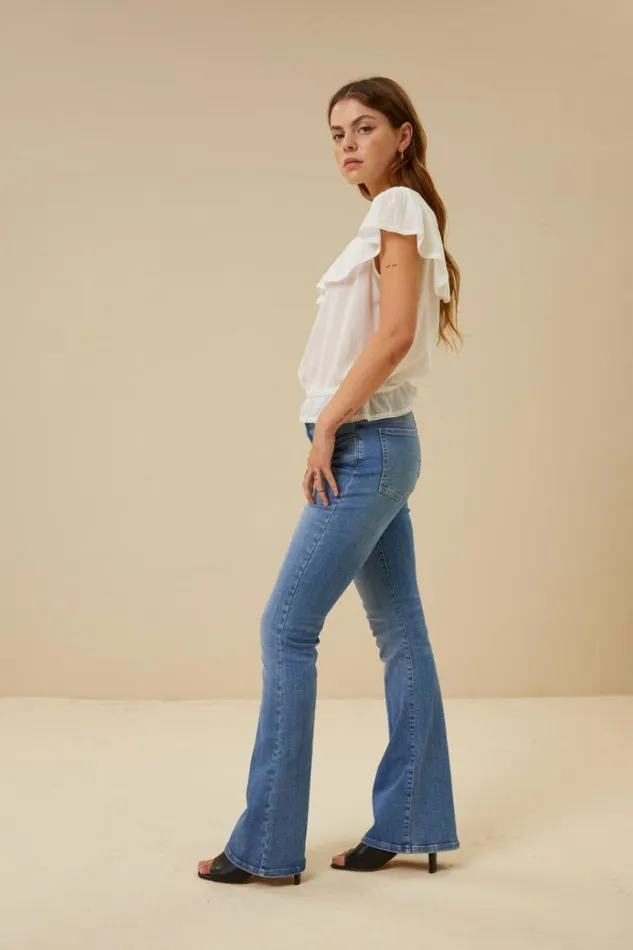 ByBar Broeken Vrouwelijk Maxime Denim Pant Denim