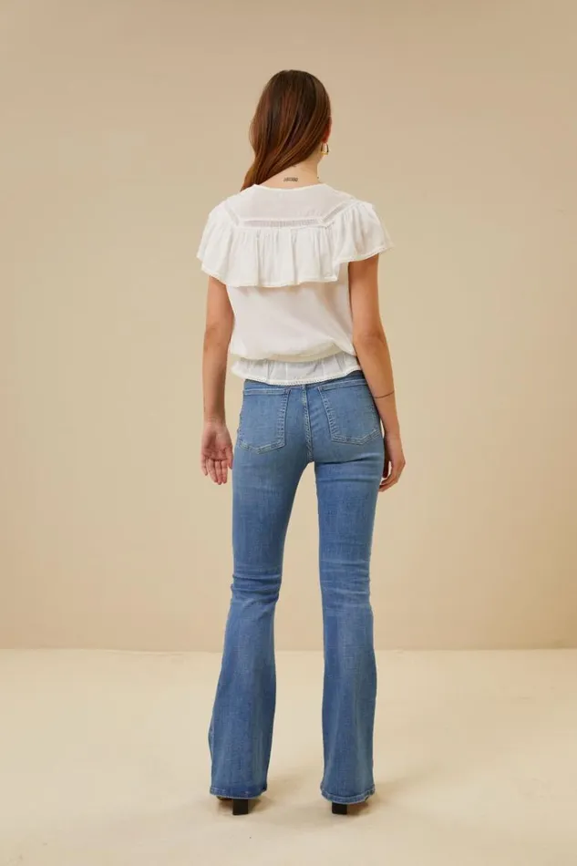 ByBar Broeken Vrouwelijk Maxime Denim Pant Denim