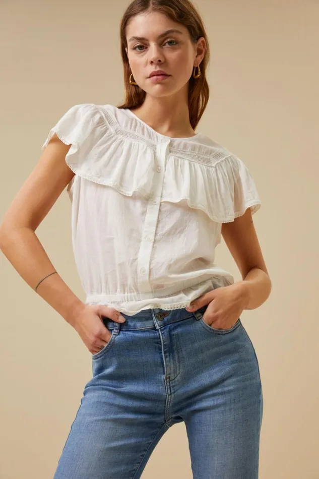 ByBar Broeken Vrouwelijk Maxime Denim Pant Denim