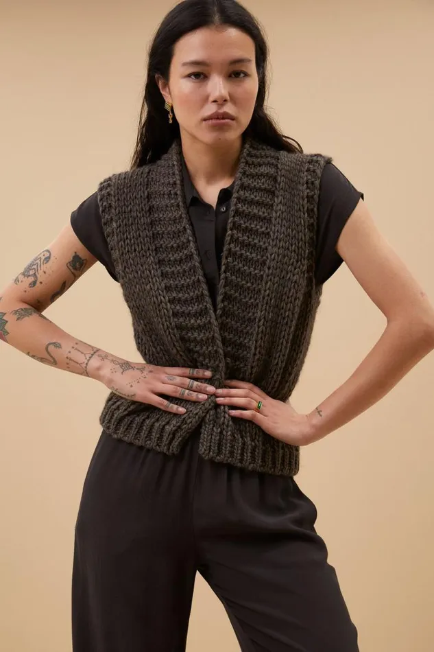 ByBar Broeken Vrouwelijk Robyn Viscose Pants Cafe Noir ByBar Broeken Vrouwelijk Robyn Viscose Pants Cafe Noir