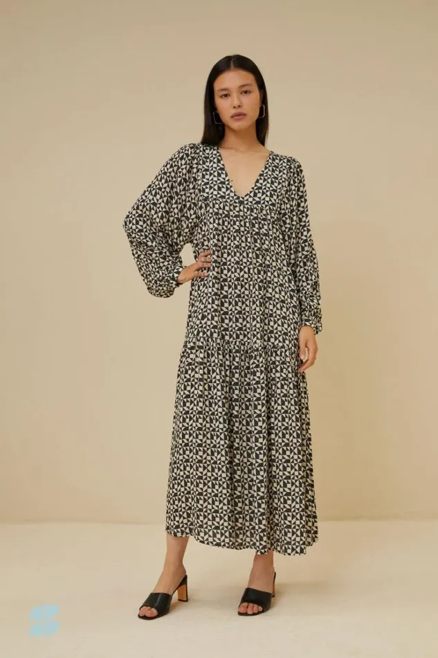 ByBar Jurken Vrouwelijk Hayley Graphic Dress Graphic Print