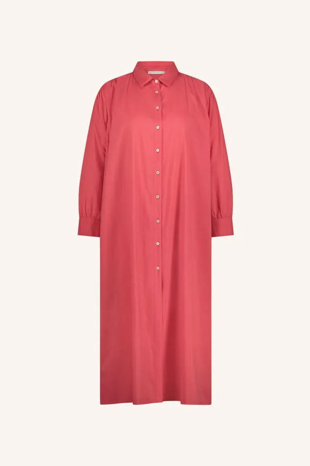 ByBar Jurken Vrouwelijk Shirt Dress PoppyRed