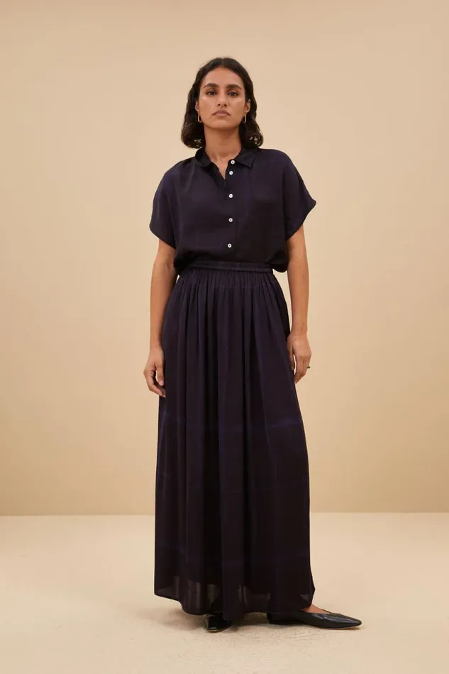 ByBar Rokken Vrouwelijk Nina Square Skirt Square Print