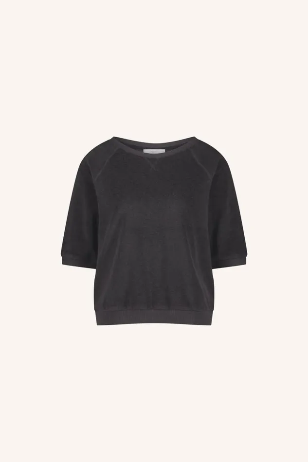 ByBar Tops and Shirts Vrouwelijk Neva Slub Top Cafe Noir ByBar Tops and Shirts Vrouwelijk Neva Slub Top Cafe Noir