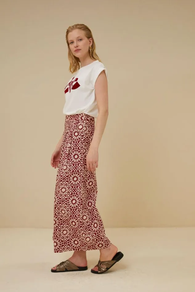 ByBar Tops and Shirts Vrouwelijk Thelma Love Top Off White