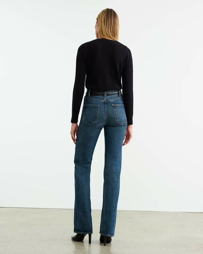 CAMELIA CASHMERE SWEATER Dark Navy Women Nili Lotan Knits and Sweaters