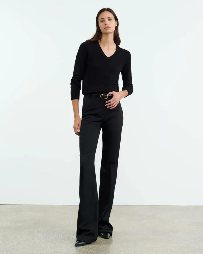 CAMELIA CASHMERE SWEATER Dark Navy Women Nili Lotan Knits and Sweaters