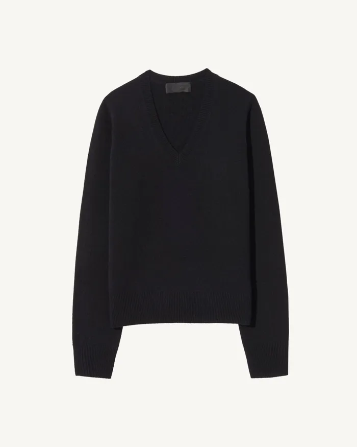 CAMELIA CASHMERE SWEATER Dark Navy Women Nili Lotan Knits and Sweaters