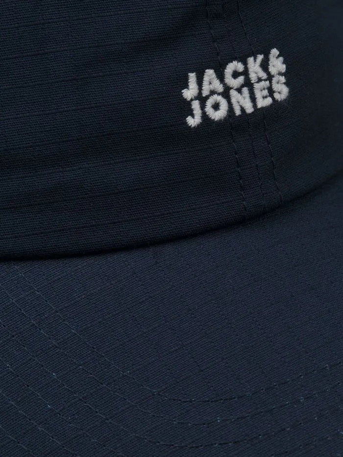 Caps JACK and JONES Mens LOGO EMBROIDERY DAD CAP Blue Navy Blazer