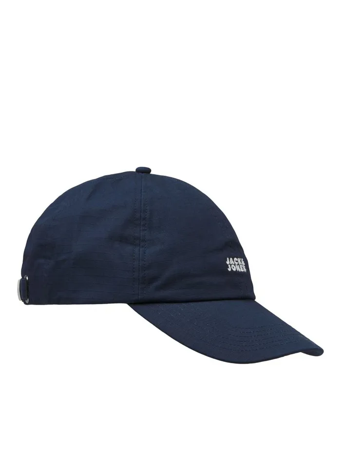 Caps JACK and JONES Mens LOGO EMBROIDERY DAD CAP Blue Navy Blazer