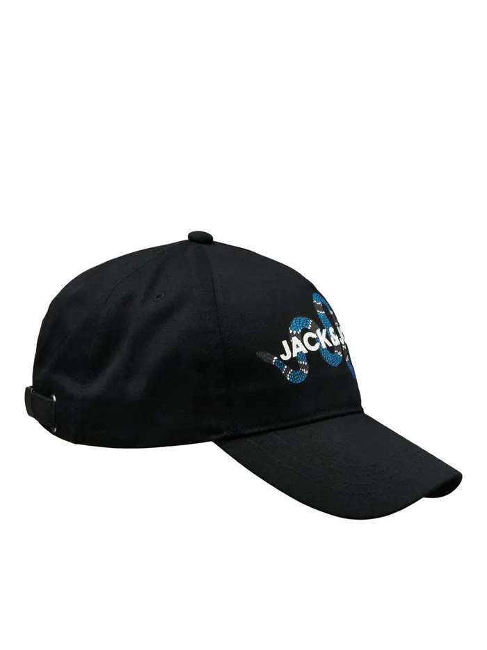 Caps JACK and JONES Mens SNAKE CAP Black Black