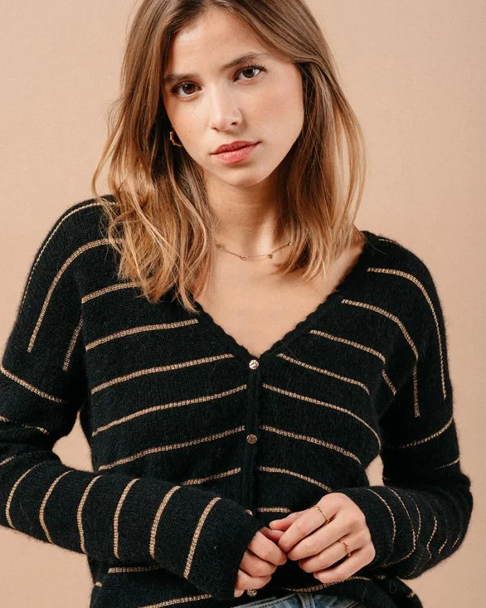 CARDIGAN NOIR MADISSON Shop Grace and Mila Cardigans