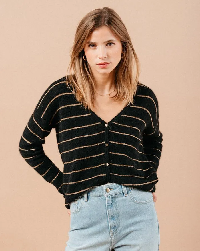 CARDIGAN NOIR MADISSON Shop Grace and Mila Cardigans